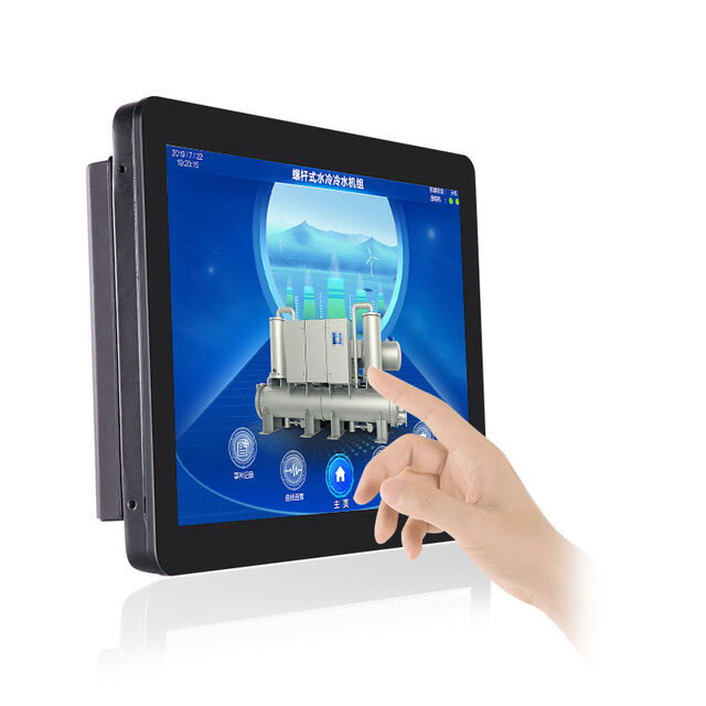 Moniteur à Cadre Étroit 21.5, 27, 32, 43 Pouces, Résolution Full HD, Écran Tactile Capacitif, PC Interactif Tout-en-Un pour l'Industrie