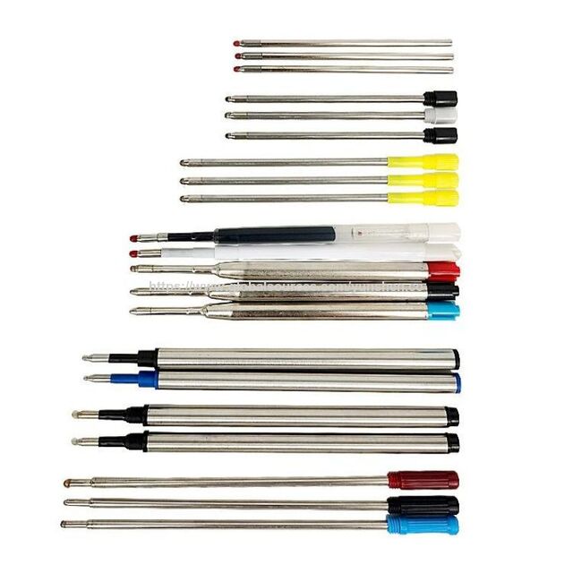 Recambio de Bolígrafo Promocional 0.7mm Gel Plástico Ancho de Escritura Venta al por Mayor Personalizado Varios Recambios DIY