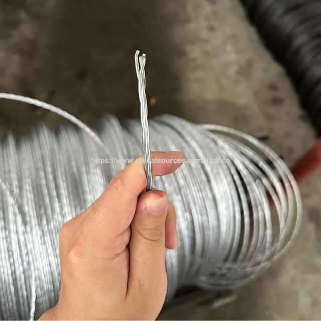 قلب سلك مجدول مجلفن بالغمس الساخن ثلاثي الجدائل for sale at factory direct price