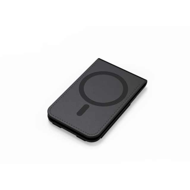 Find My Wallet 2-in-1 Magnetisches Air Label Leder Brieftasche ID-Fach Verstellbarer Halterungsclip