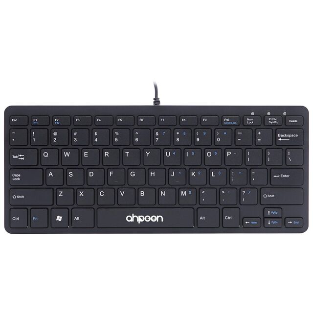لوحة مفاتيح مدمجة ومريحة Ahpoon Ergo Qwerty بـ 78 مفتاحًا للكمبيوتر المحمول for sale at factory direct price