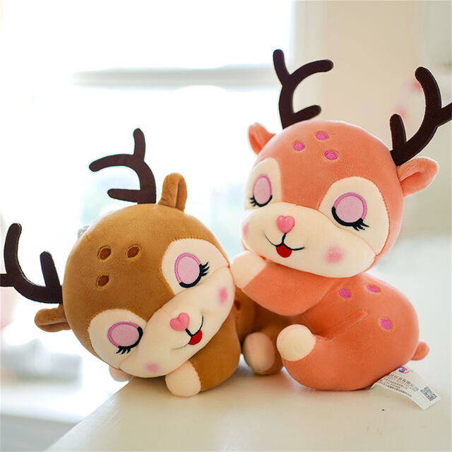 Relleno de Ciervo Animal Navidad Animales de Peluche Reno Mini Animal de Peluche Personalizado