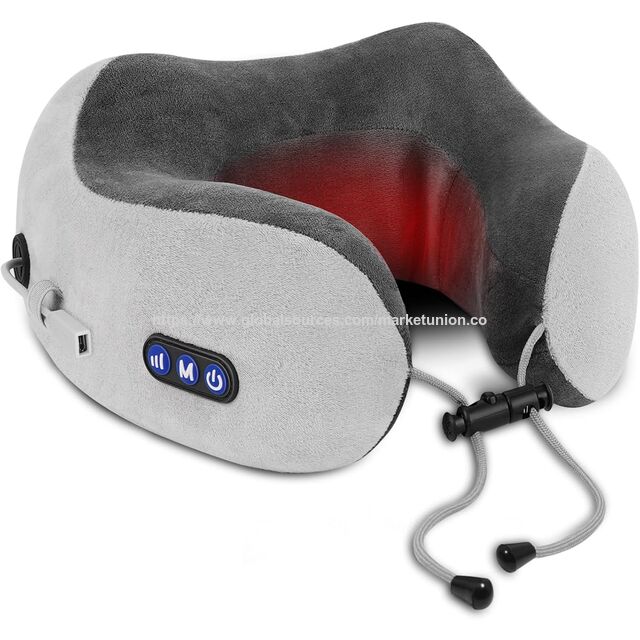 Almohada Inteligente para Cuello con Música/Masajeador Eléctrico de Cuello con Calefacción, Almohada de Espuma Viscoelástica para Alivio del Dolor de Cuello, útil para dormir for sale at factory direct price