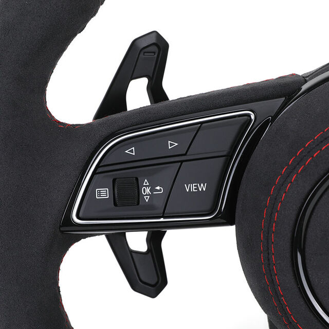 Volante de couro integral modificado para Toyota Corolla LC200 LC79 LC300 Hilux Fortuner Land Cruise GR Volante do carro for sale at factory direct price