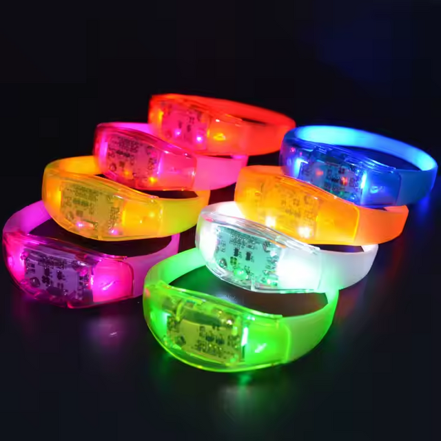 سوار معصم سيليكون LED مخصص، أساور سيليكون عصرية مضيئة LED، ساعة LED للحفلات وحفلات الزفاف والحفلات الموسيقية والتخرج for sale at factory direct price