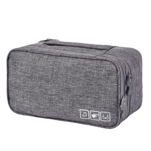 Organizador de sutiã de viagem dobrável de tecido catiônico impermeável durável para roupa interior, cubo de embalagem, cubo de embalagem for sale at factory direct price