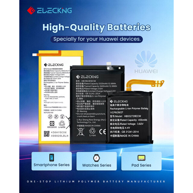 Handy-Ersatzteile im Großhandel für Huawei Smartphones, Tablets, Uhren, OEM-Akkus