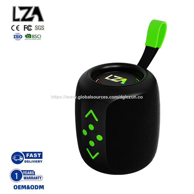 Mini Haut-Parleur Portable BT avec Son Surround Sans Fil, Carte TF, Haut-Parleur Sans Fil avec Corde Personnalisable