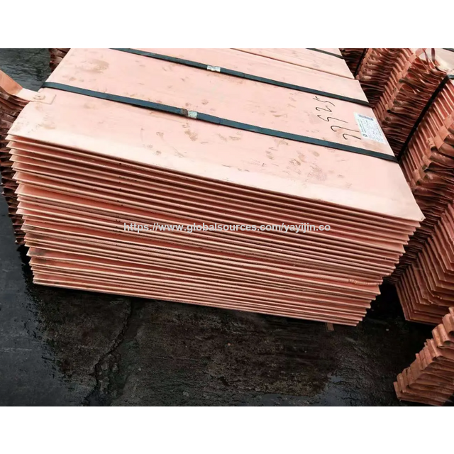 Déchets de Cathodes de Cuivre de Haute Pureté pour le Recyclage des Métaux