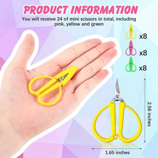 Mini tijeras de viaje para estudiantes, tijeras de bordado pequeñas y coloridas con tijeras de sastre de costura artesanales de acero inoxidable lisas for sale at factory direct price