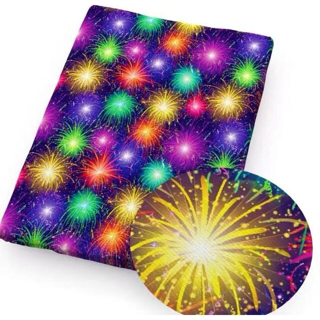 Tela de patchwork de poliéster o algodón con estampado de Año Nuevo para costura, acolchado y manualidades DIY - Material textil OEM for sale at factory direct price