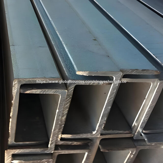 قطاع فولاذي إنشائي مجلفن ASTM A36 مشكل على البارد، قطاع فولاذي على شكل حرف C، فولاذ قناة C رخيص
