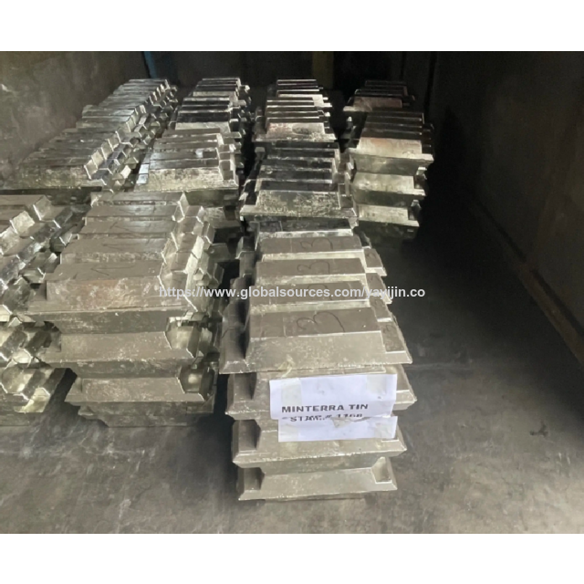 Lingote de estaño puro al 99,99% de alta calidad - Para soldadura, aleación y enchapado | Suministro directo de fábrica