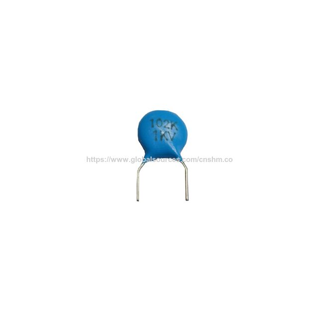 مكثف سيراميك 1KV ~ 30KV جهد عالي / 50V ~ 500V جهد مستمر / مغمس / شريط 102K جودة عالية ، معدل إعادة شراء مرتفع