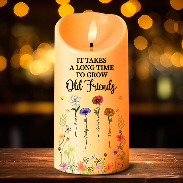 Velas LED con Logo Personalizado, Velas de Cera sin Llama Seguras a Pilas con Parpadeo Realista para Decoración de Bodas, Hogar y Restaurantes
