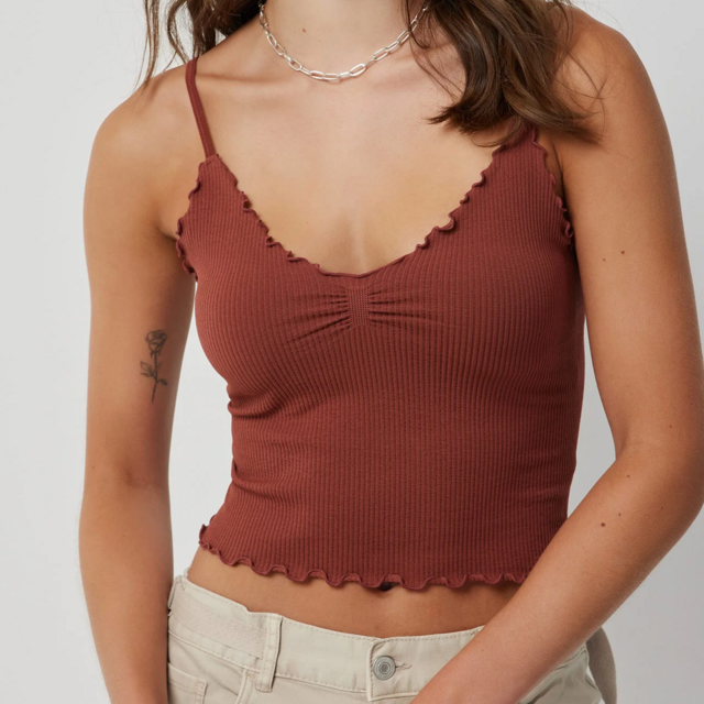 Camiseta sin Mangas Lisa con Cuello en V sin Costuras for sale at factory direct price