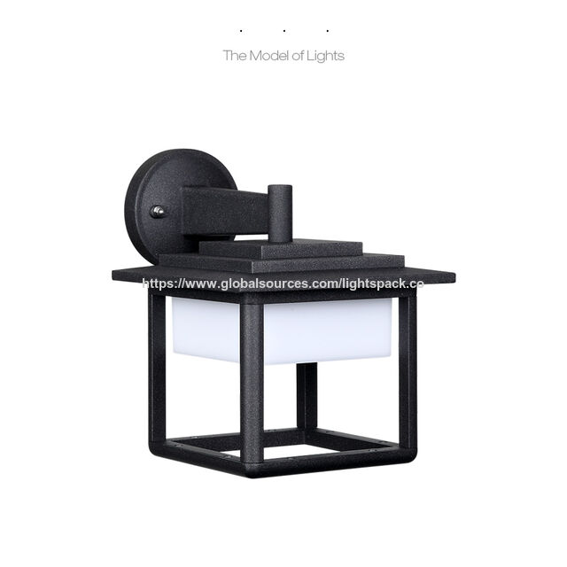 Luminárias LED de parede para jardim, iluminação exterior personalizada, alumínio à prova d'água 10W para rua, corredor, varanda, pátio e caminho for sale at factory direct price