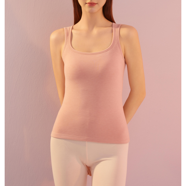 Conjunto Térmico de Inverno Feminino com Sutiã Embutido, Colete de Veludo com Forro de Lã e Camiseta Interior, Camada Base de Aquecimento para Clima Frio for sale at factory direct price