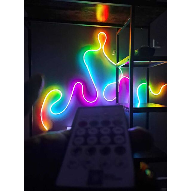 Bande lumineuse néon USB [gradation à 10 niveaux, silicone flexible] - Éclairage linéaire décoratif pour fête à la maison