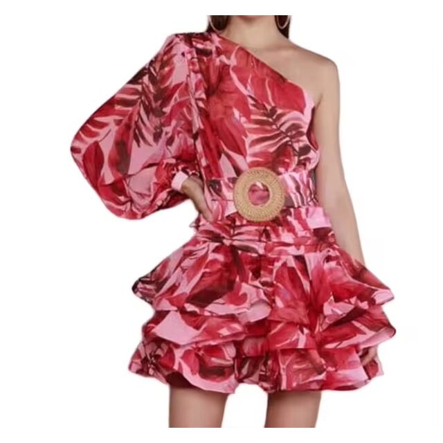 Vestido de Noche de Seda para Mujer, Vestido de Fiesta Asimétrico sin Mangas para Club for sale at factory direct price