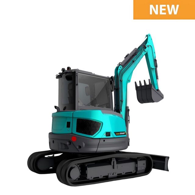 Mini Excavator BARU SWE50UF, Mini Excavator Crawler 5.5 Ton dengan Lampiran for sale at factory direct price