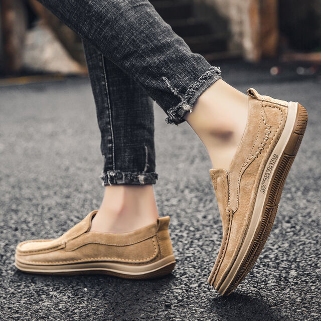 Mocasines de Cuero Premium sin Cordones con Ventilación Optimizada para el Confort Diario - Calzado Casual de Alta Calidad al Por Mayor