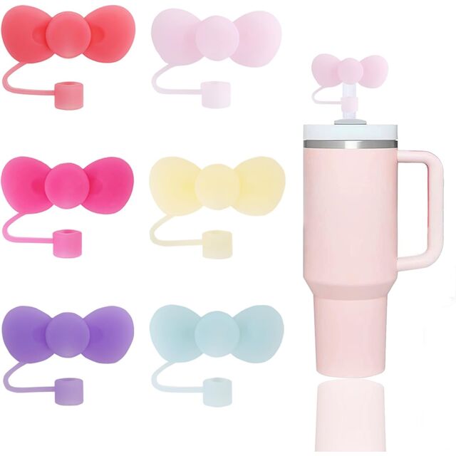 Heiß Strohhalm Abdeckungen Kappe Strohhalm Abdeckung für 30&40 Oz Tumbler, Silikon Strohhalm Topper Niedliche Strohhalm Kappen in Vario Erdbeerfliege for sale at factory direct price
