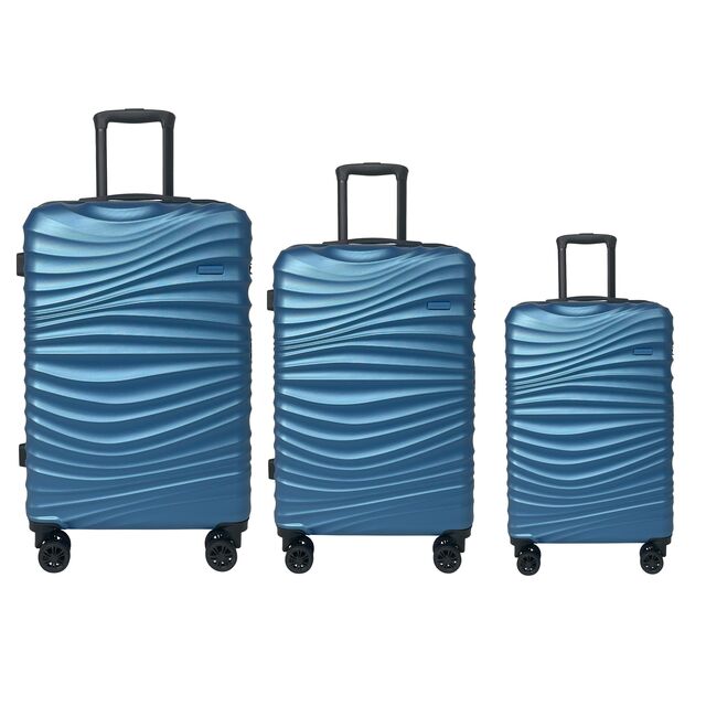 Mala de viagem de alta demanda com revestimento colorido em ABS, mala com rodinhas for sale at factory direct price
