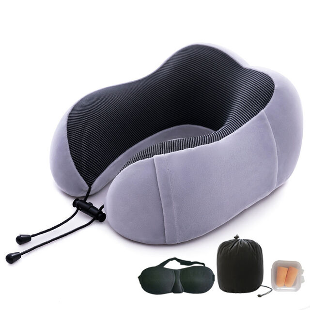 Almohada de Viaje Cervical en Forma de U Suave y Personalizable para Aviones, Marca Privada for sale at factory direct price
