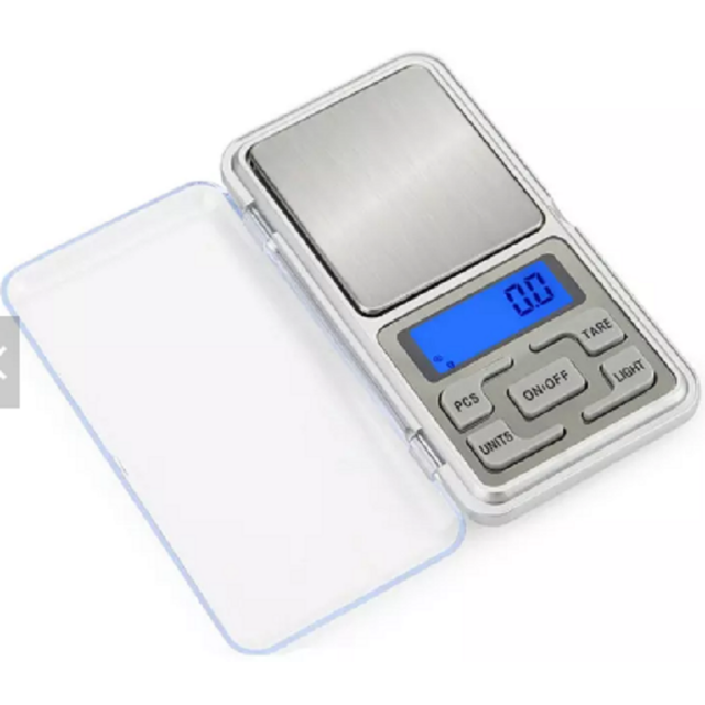 Báscula de bolsillo digital mini al por mayor de fábrica para joyería de diamantes, balanza de bolsillo para gemas de acero inoxidable de 0.1 g y 0.01 g for sale at factory direct price