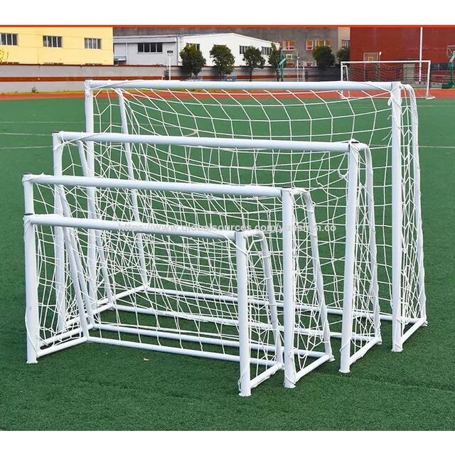 Hochwertiges kleines Fußballtor für Kinder, für den Innen- und Außenbereich, geknotetes Fußballtornetz aus Polyester für den Außenbereich