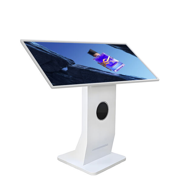 Borne publicitaire LCD interactive à écran tactile 4K de 32, 43 et 55 pouces, borne tactile 1080p, borne autoportante pour magasin