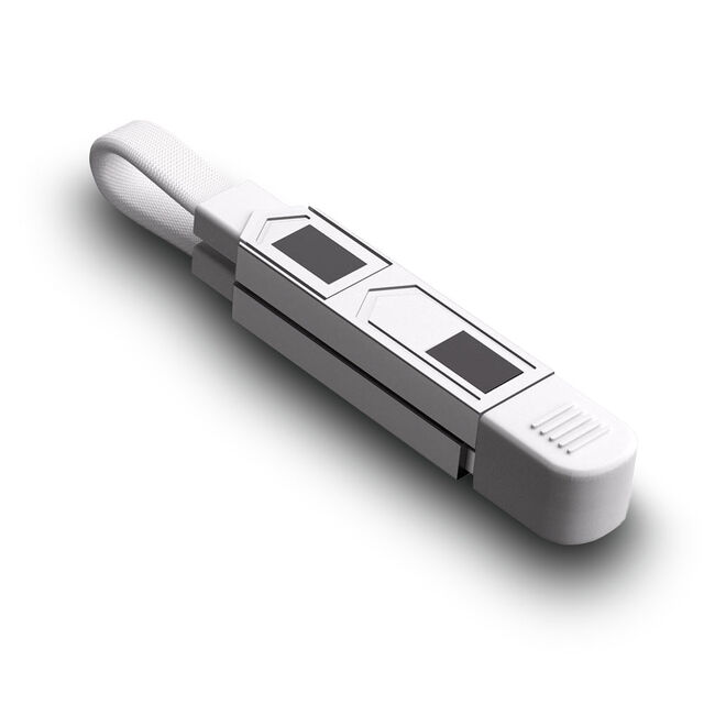 Fábrica OEM Precio Razonable Cable Cargador USB Multifunción de Alta Calidad con Pantalla Digital Aleación de Zinc 4 en 1 for sale at factory direct price