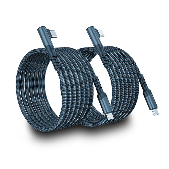 Wholesale Factory Price High Quality USB C to USB C PD 60W Fast Charging Cable with 90 Degree Elbow Design Type USB C Cable