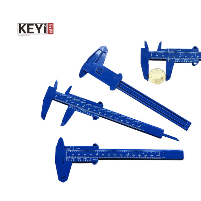 Mini Paquímetro Vernier de Plástico com Escala Dupla - Ferramenta de Medição Deslizante para Estudantes, Escritórios e Joalheiros for sale at factory direct price