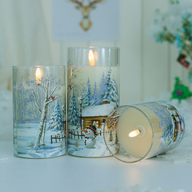 Velas LED com controle remoto para decoração de Natal, conjunto de velas LED 2023 for sale at factory direct price