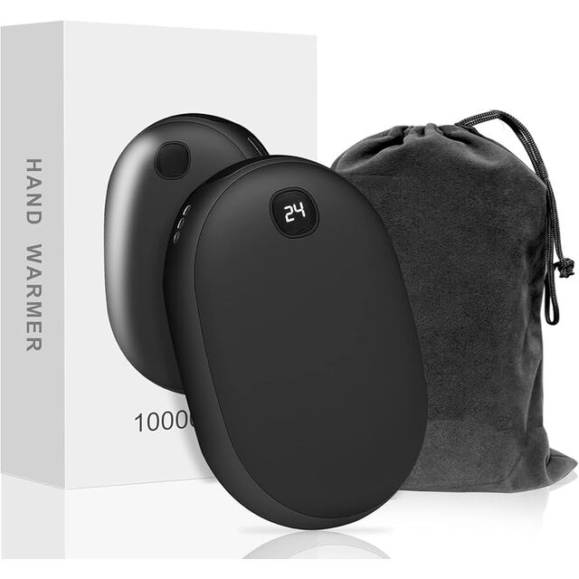 Powerbank Chauffe-Mains Rechargeable, Chauffe-Poche Double Face 10000mAH pour Maison et Extérieur, Chauffage Rapide 3 Niveaux, Longue Durée for sale at factory direct price