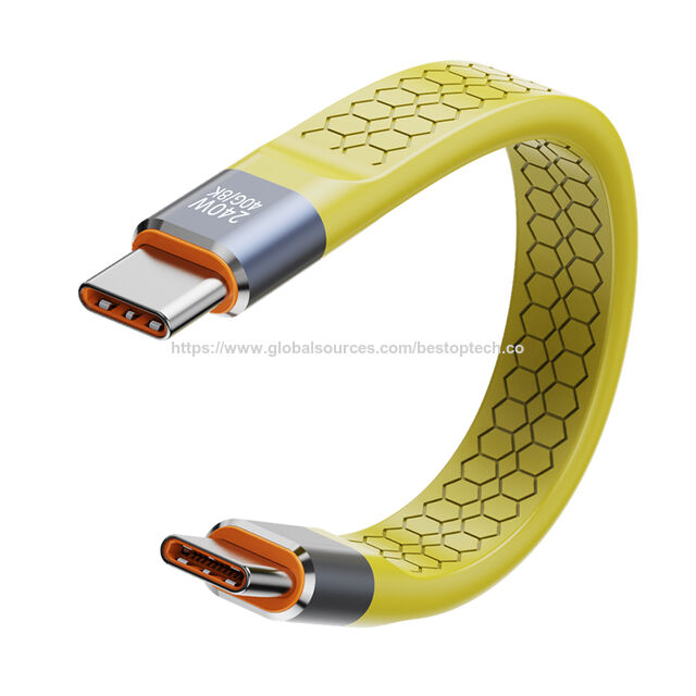 Cable USB4 Corto con Funciones Completas PD240W Tipo-C a Tipo-C, Cable de Datos 8K 40Gbps, Cable de Carga Rápida para Móvil/Disco Duro for sale at factory direct price