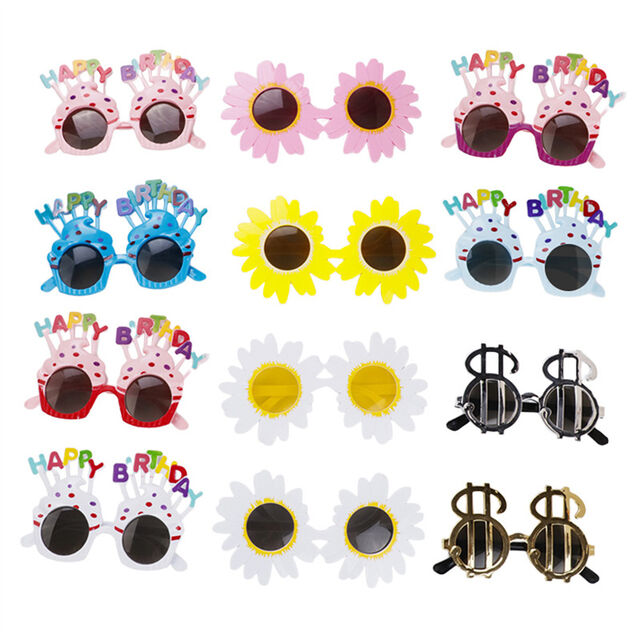 Großhandel Süße Sahne Kuchen Brillen Kostüm Brillen Foto Requisiten Lustige Sonnenbrille für Geburtstagsfeier