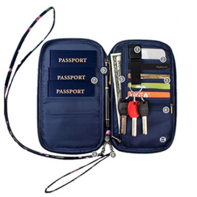 RFID-Familien-Reisepasshülle, wasserdicht mit Reißverschluss. Kreditkarten-Clutch-Tasche für Herren Damen mit GEWEBE MIT GRS for sale at factory direct price