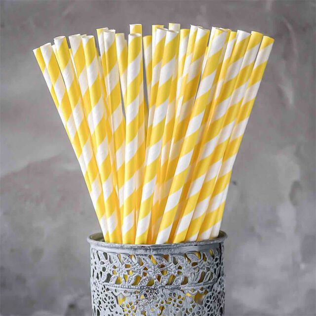 Pailles en paille biodégradables jetables écologiques en plastique pour café et jus for sale at factory direct price