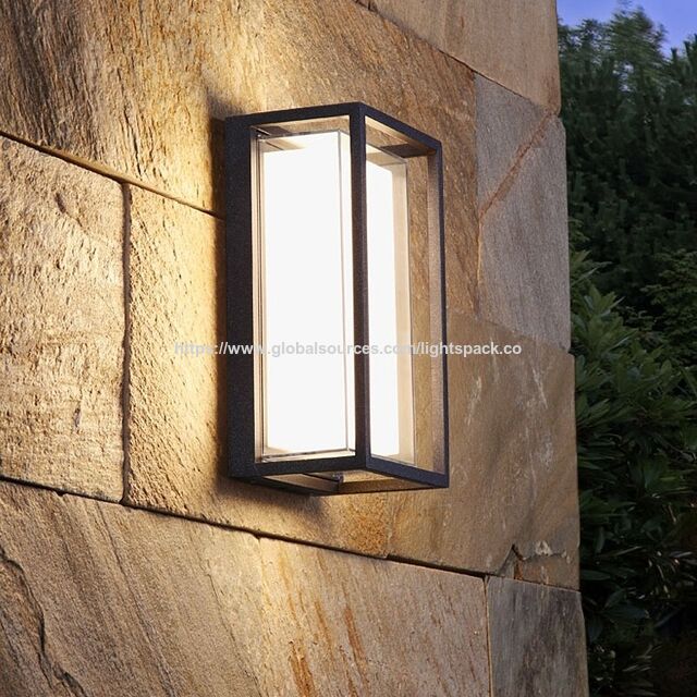 Lampu Dinding Luar Ruangan Senja Hingga Fajar yang Dipersonalisasi, Lentera Teras Tahan Air Ukuran Besar, Perlengkapan Lampu LED Eksterior Dinding, Teras Pasang di Dinding for sale at factory direct price