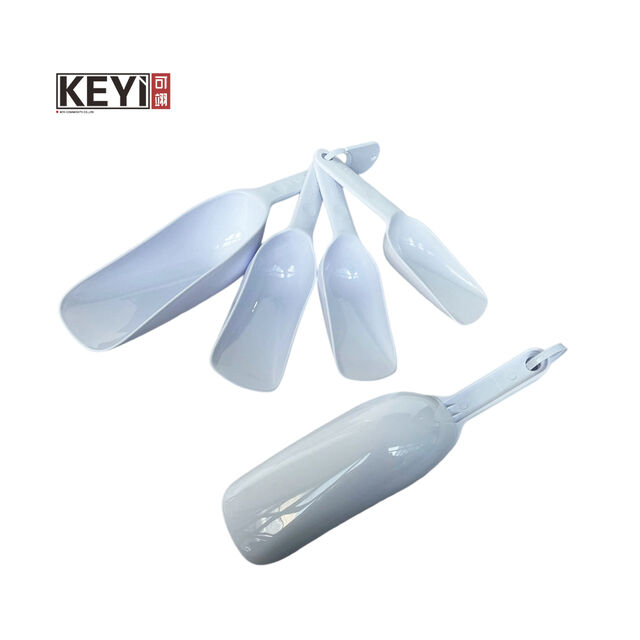 Ensemble de cuillères à mesurer en plastique de différentes tailles pour la pâtisserie for sale at factory direct price