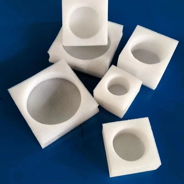 Algodão pérola EPE, algodão protetor para tampas de frascos cosméticos, algodão para embalagem de cabeças de bomba, algodão protetor de cantos for sale at factory direct price