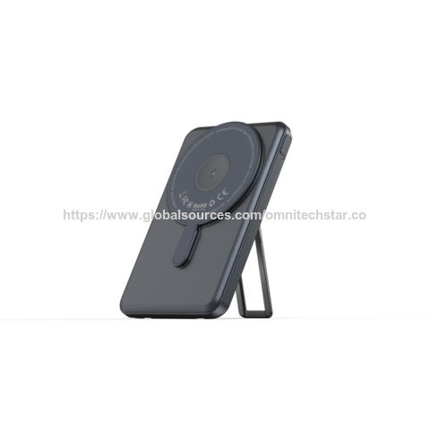 Batería Externa Magnética Inalámbrica Magsafe Delgada de Alta Calidad 10000mAh, Cargador Portátil 5 en 1 para Teléfono y Reloj, Power Bank Magnético