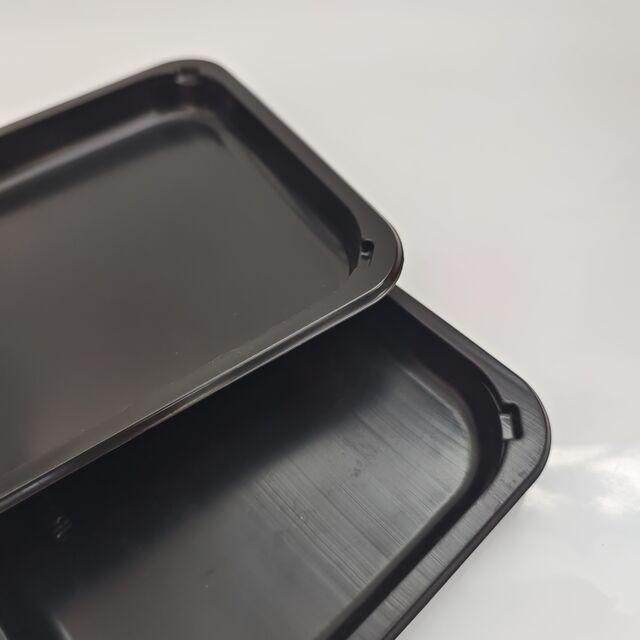 Schwarze PP-Skin-Verpackung für Tiefkühlkost