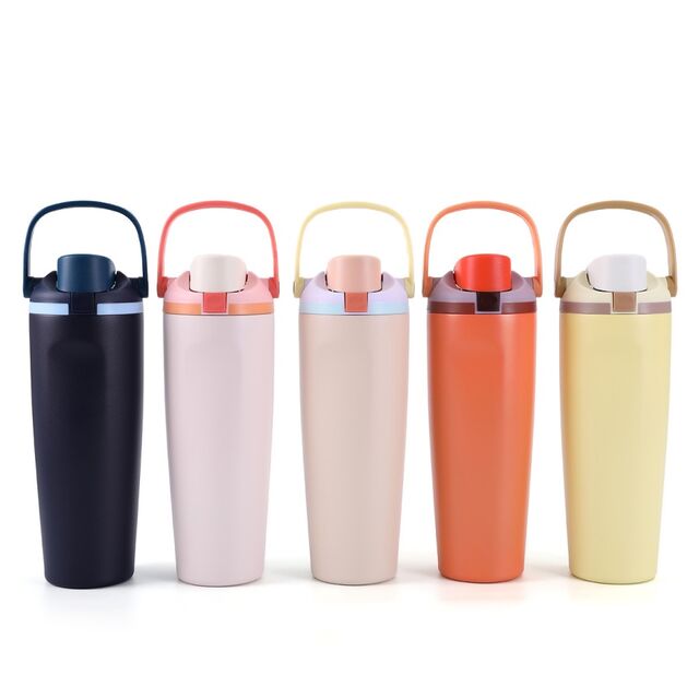 Garrafa de Água Isolada em Aço Inoxidável de Parede Dupla com Logotipo Personalizado, Garrafa Térmica a Vácuo, Caneca de Viagem, Copo Térmico à Prova de Vazamentos para Bebidas Quentes e Frias for sale at factory direct price