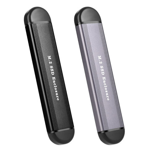 علبة قرص ذاكرة التخزين USB 3.2 Gen 2 Type-C لـ M.2 PCIe (NVMe) SSD بسرعة تصل إلى 10 جيجا بالثانية من الألومنيوم for sale at factory direct price