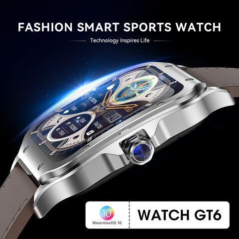 Smartwatch-Fabrik OEM&ODM GT16 1,78'' AMOLED-Bildschirm für Herren Bluetooth Anruf Smartwatch Fitness Sportuhr IP68 Wasserdicht