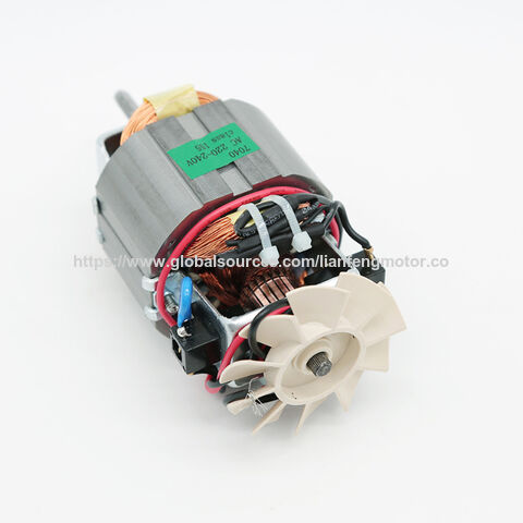 Motor universal de CA de alta velocidad 7640 para electrodomésticos, ideal para licuadoras, batidoras y extractores de jugo.